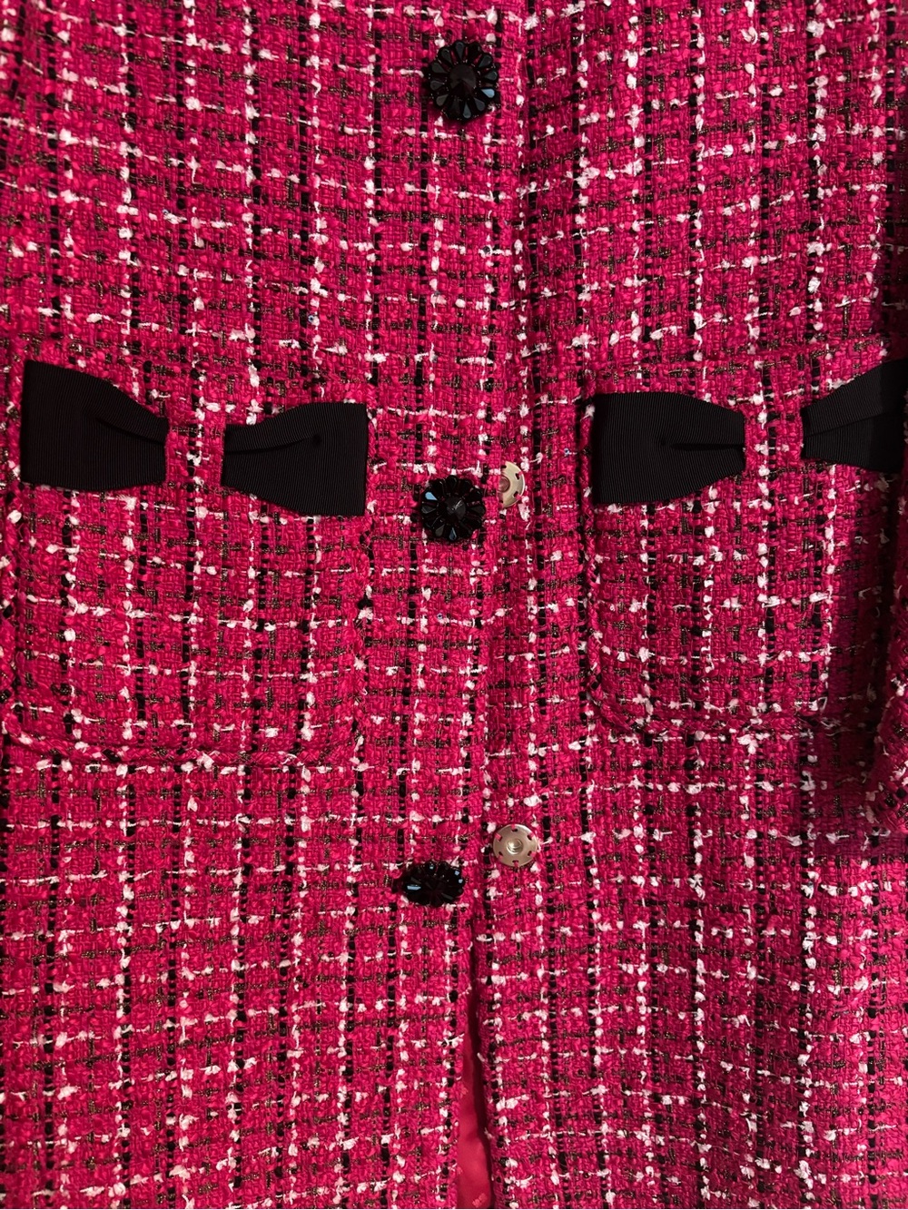 Kate Spade New York Festive Tweed Coat - Picture 3 of 6